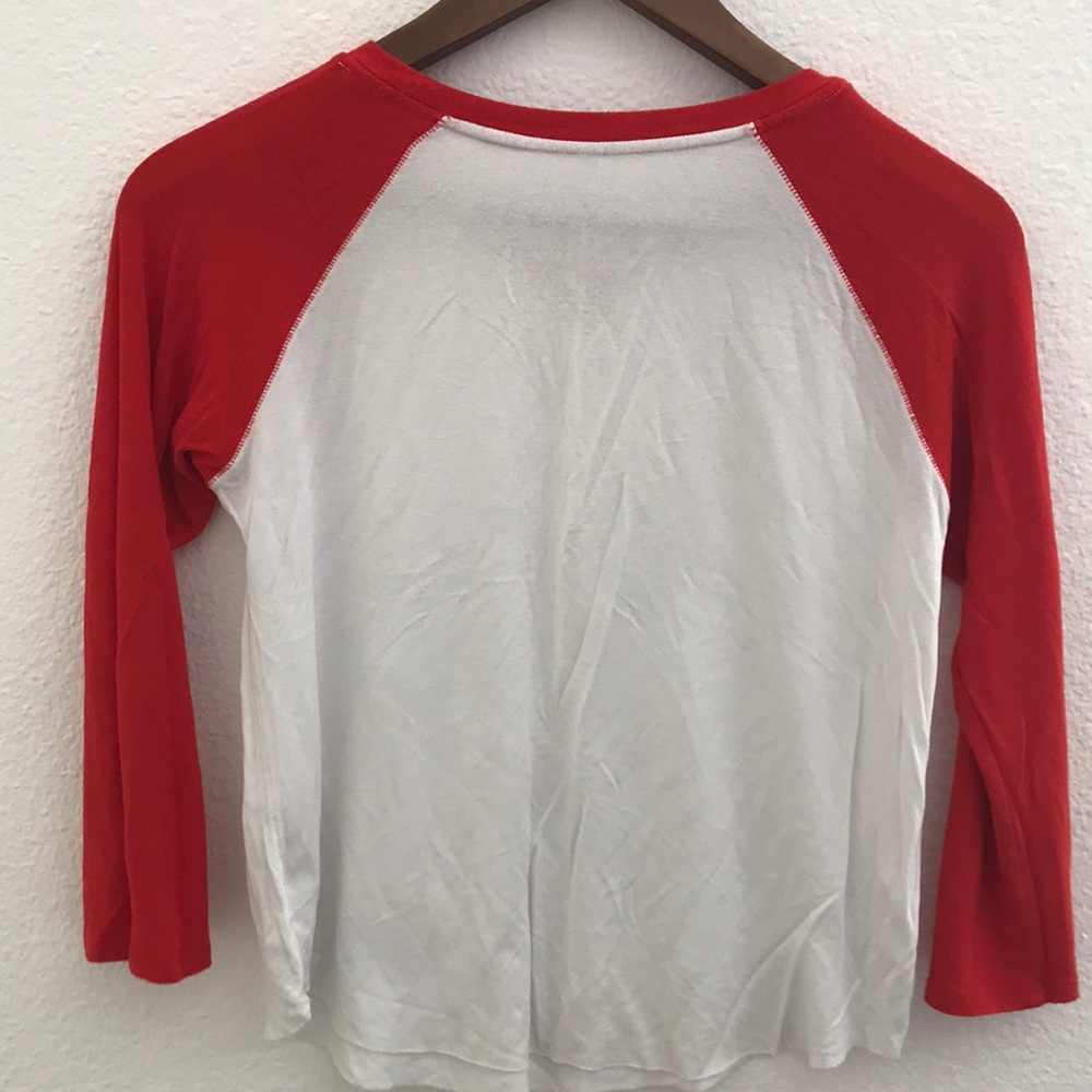 American Eagle red baseball tee - Picture 3 of 4